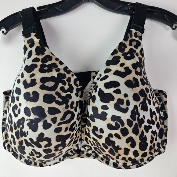 Secret Treasures 42DDD Bra Underwire Lightly Lined Cheetah‎ Leopard Animal Print - Picture 1 of 8